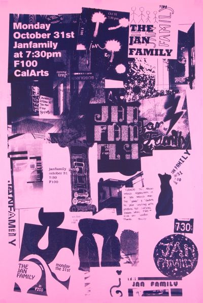 CalArts poster: The Jan Family by 