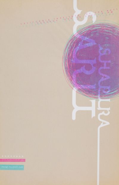 CalArts poster: Shapira Sarit by Jiwon Lee 