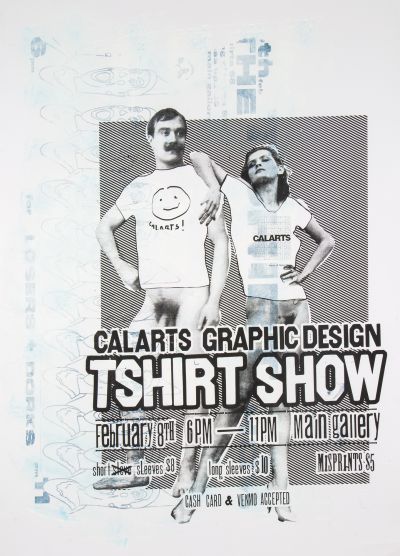 CalArts poster: T Shirt Show by Trey Brothers 