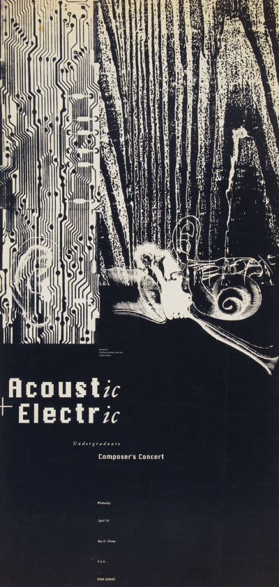 CalArts poster: Acoustic+Electric by 