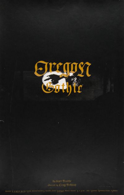 CalArts poster: Oregon Gothic by 