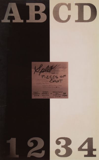 CalArts poster: Split and Pieces of Eight by 