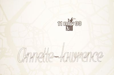 CalArts poster: Annette Lawrence by Grace Kendall 