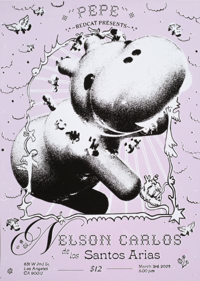 CalArts poster: Nelson Carlos de los Santos Arias by Maria Garsa Adi Osti 