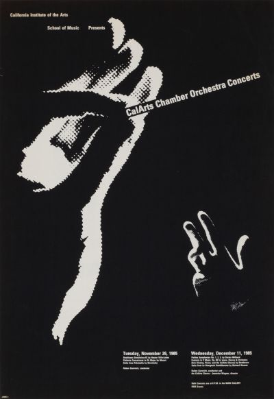 CalArts poster: CalArts Chamber Orchestra Concerts by 