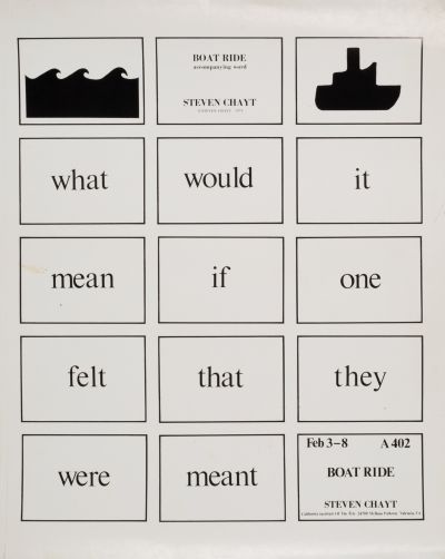 CalArts poster: Boat Ride by 