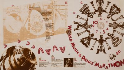 CalArts poster: World Music & Dance Marathon by 