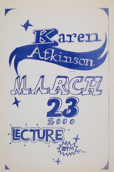 CalArts poster: Karen Atkinson by Juliette Bellocq 