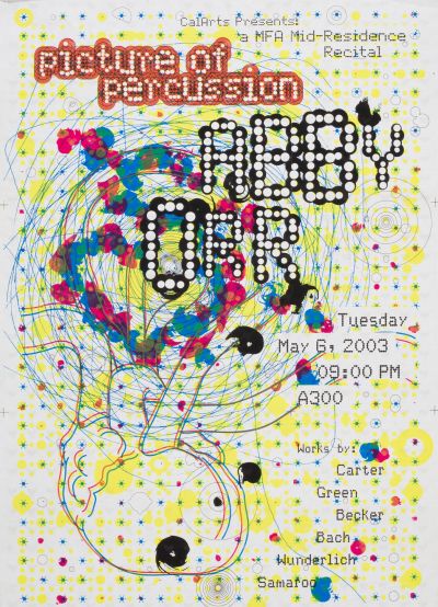 CalArts poster: Abby Orr Mid-Res Recital by 