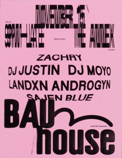 CalArts poster: Bauhouse by Maya Alvarado 