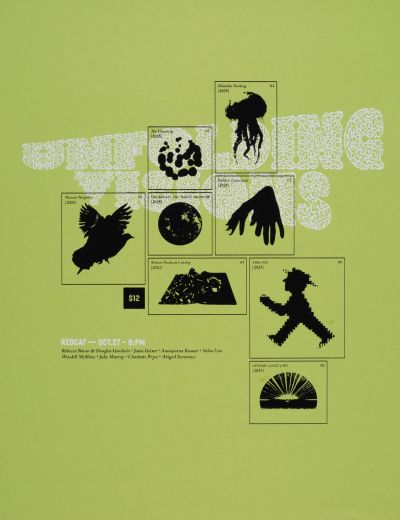 CalArts poster: Unfolding Visions by Clint Kessler Arlo Robbins 