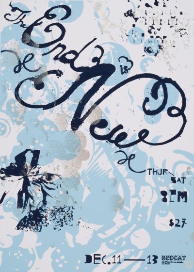 CalArts poster: The End is New by Maria Garsa Kathy Nam 