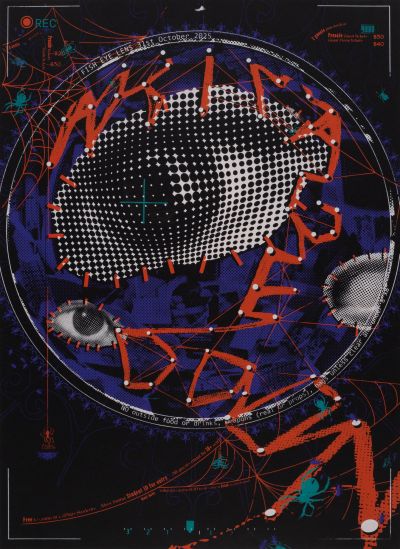 CalArts poster: CalArts Halloween 2025: Artmageddon by Seyi Choi Maria Garsa 