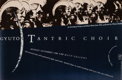 CalArts poster: Gyuto Tantric Choir by 