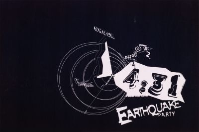 CalArts poster: Earthquake Party by 