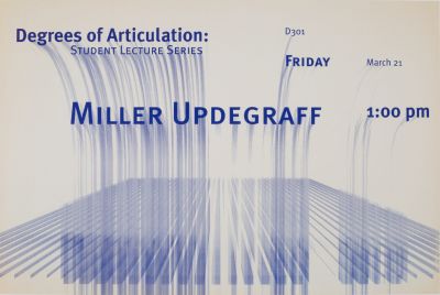 CalArts poster: Miller Updegraff by 