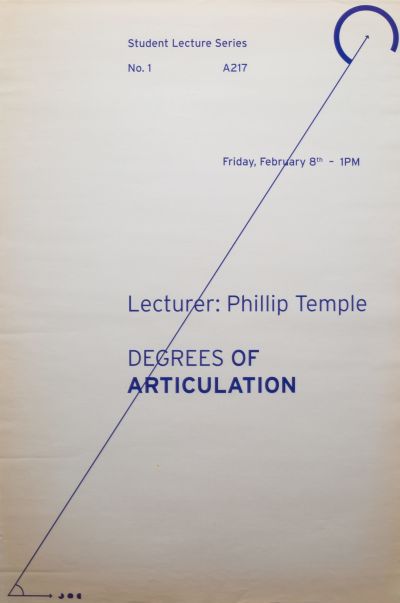 CalArts poster: Phillip Temple by 