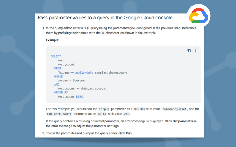 How to Use Parameterized Queries in BigQuery
