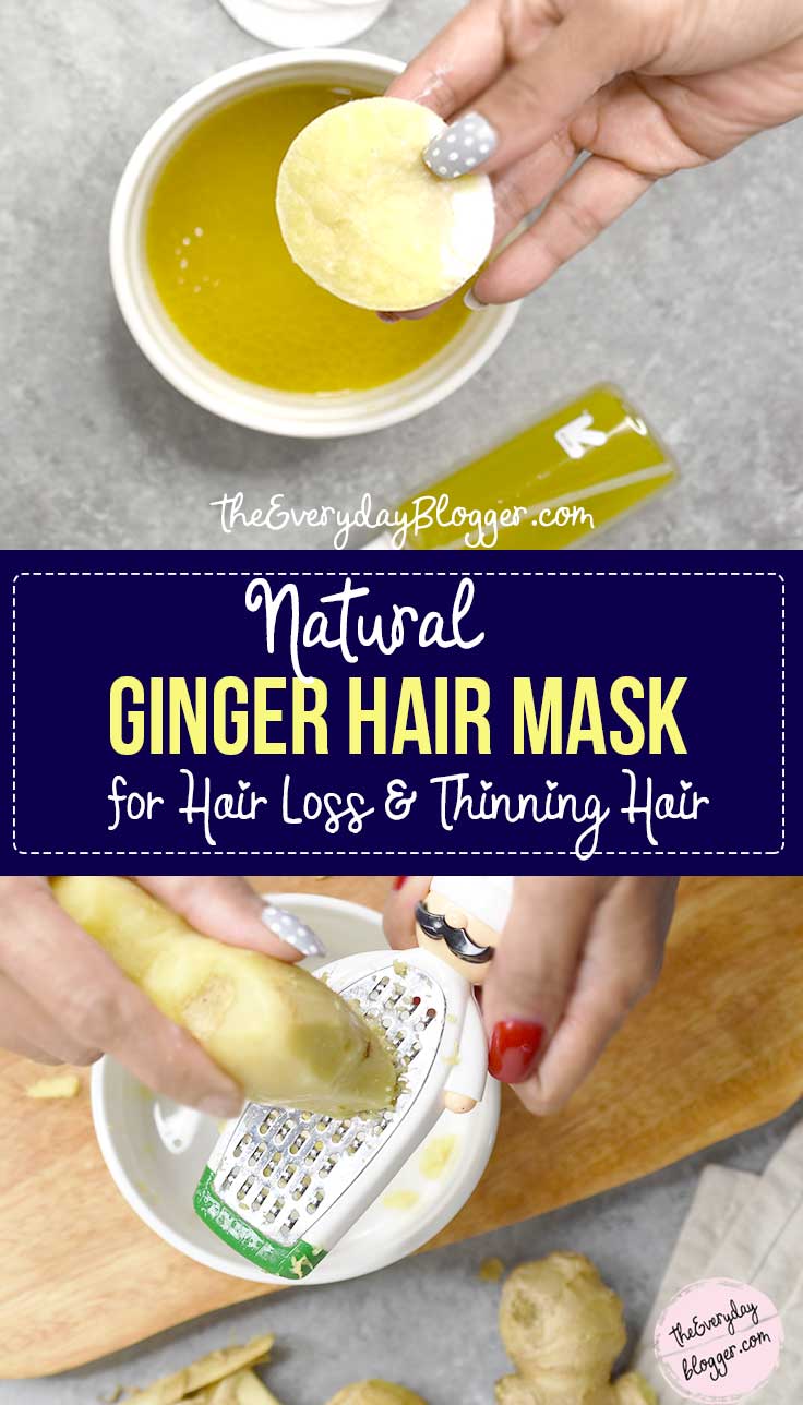 DIY Ginger Oil Mask For Hair Growth Cure For Dandruff & Thinning Hair