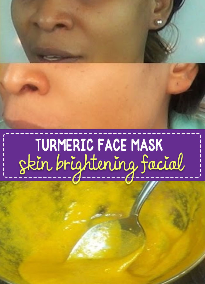 Turmeric Face Mask to Lighten Skin - brighten your skin in 15 minutes, great for removing scars and blemishes. Super easy to make and you can have bright, glowing skin in minutes.