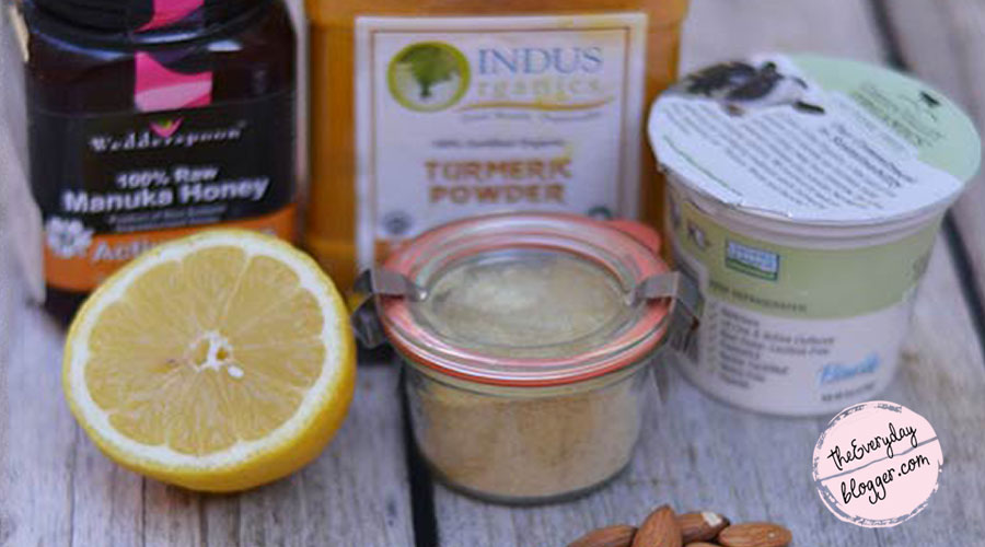 Almonds are very gentle on skin, and since it offers skin lightening results, it works well with lemon juice. Not only does it help lighten skin, but it also helps to eliminate dead skin cells and improves overall skin tone.