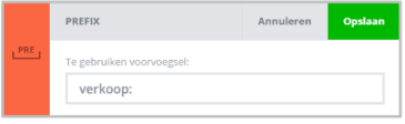 Waarom een prefix?