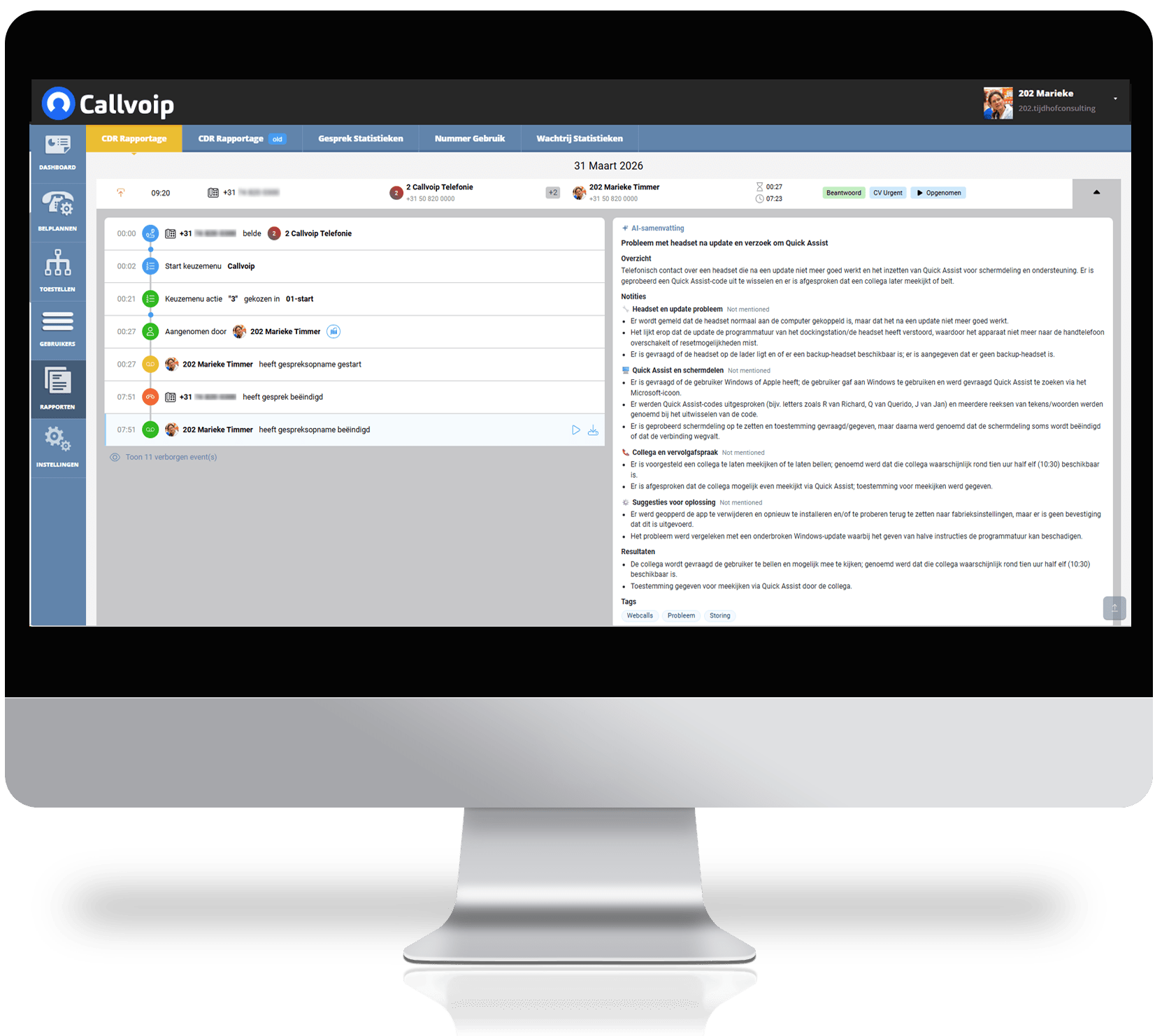 Van opname naar inzicht