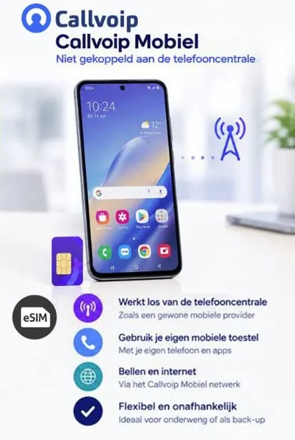 Callvoip Mobiel: een gewoon 06-nummer