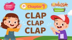 Clap, Clap, Clap – Raindrops Chapter 1 – NCERT English Class 1