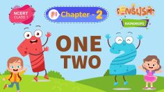 One Two – Raindrops Chapter 2 – NCERT English Class 1