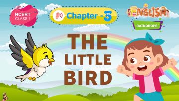 the Little Bird – Raindrops Chapter 3 – NCERT English Class 1