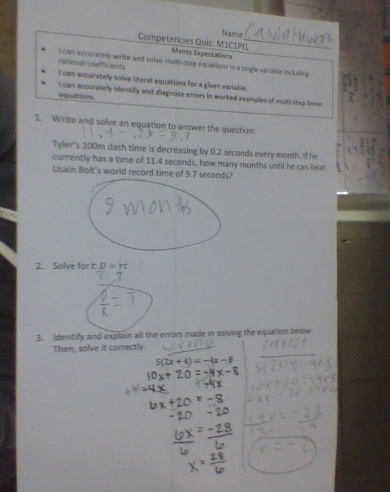 Math competencies