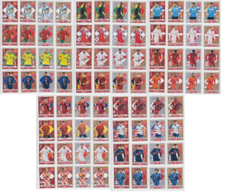 Panini – Colección Completa De 670 Pegatinas Del Mundial De Qatar 2022 + Álbum – Bordes Blancos – Incluye Metalizadas – Intercambia Y Completa El Álbum Con Amigos