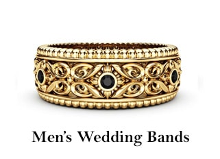 Unique Wedding Band Women Wedding Band Diamond Wedding Band Custom Bands -  Camellia Jewelry