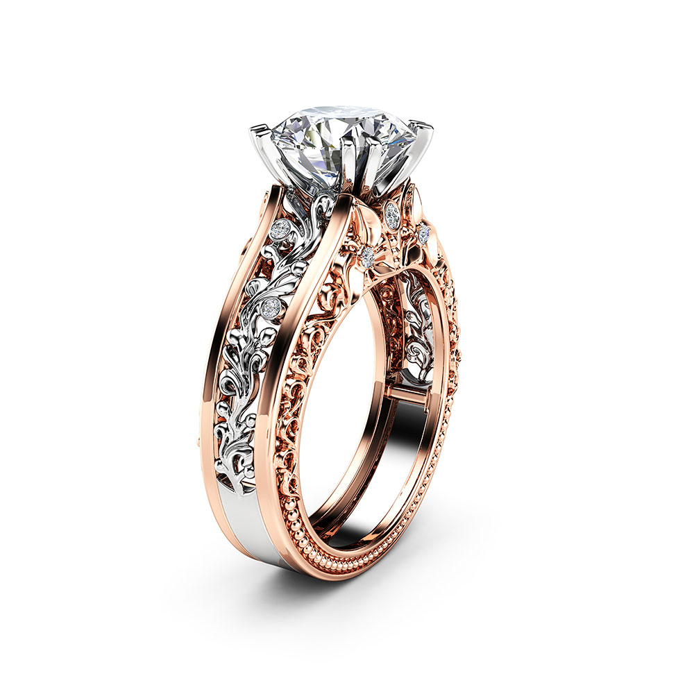 2 tone diamond rings Clearance