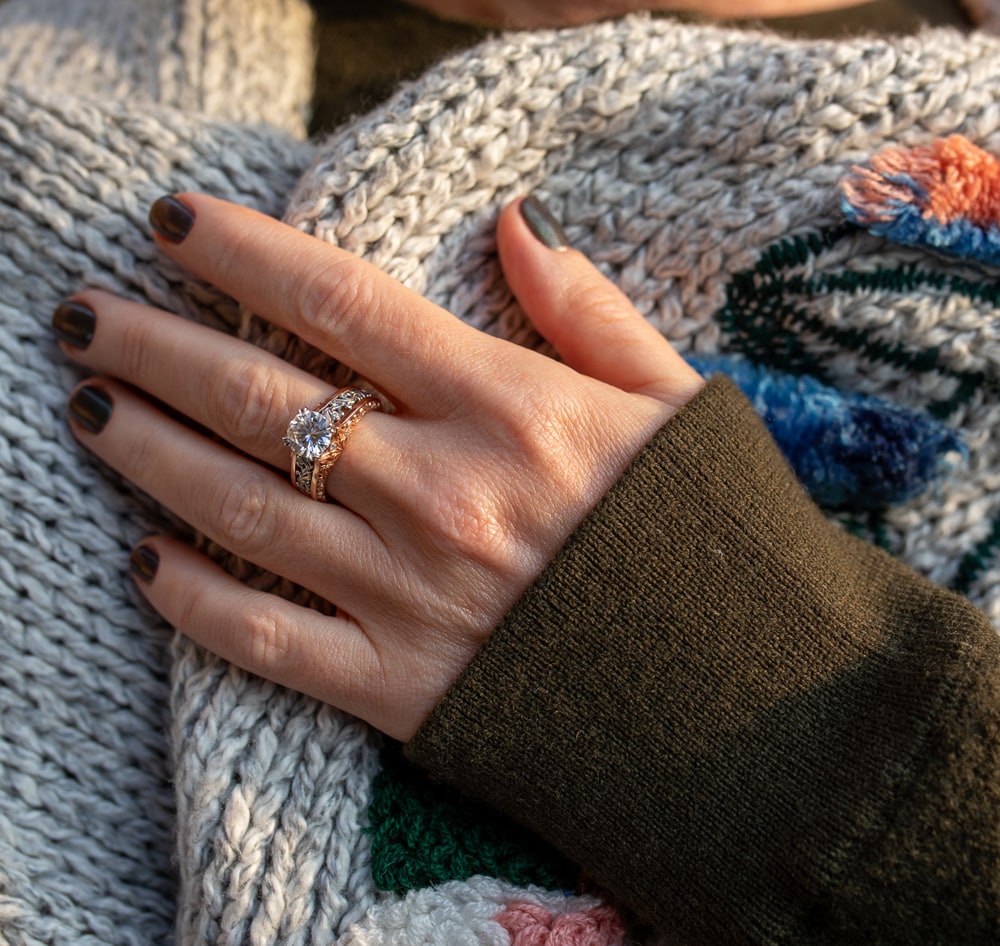 Two-Tone Engagement Rings, Conflict-Free Jewelry