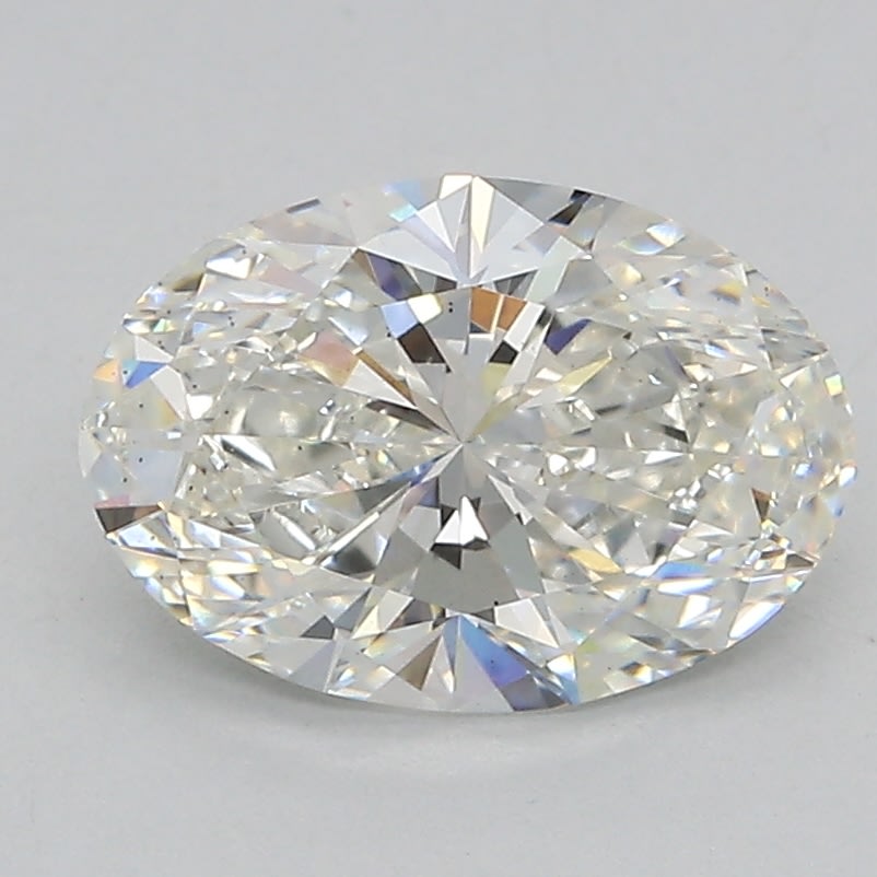 Lab-Created 2.12 Carat G VS2 Oval Diamond - Camellia Jewelry