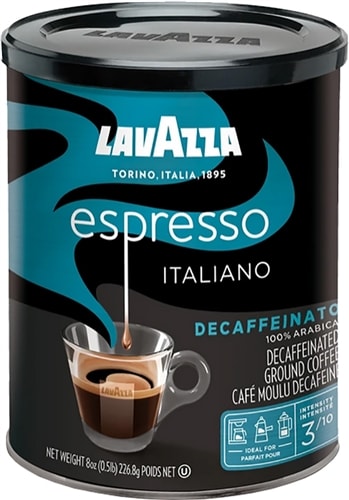 lavazza ground coffee decaf