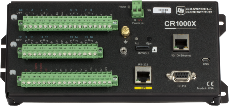 CR1000X: Measurement and Control Datalogger network interface device wiring diagram 