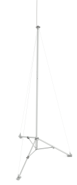 15 ft Stainless-Steel Tripod with Grounding and Guy Kit