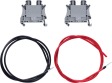 DIN Rail Terminal Kit with 2 Terminals and 2 Wires