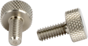 Low-Profile Stainless-Steel #8-32 x 0.375 Knurled-Head Thumb Screw