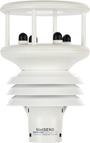 Compact Weather Sensor for Temperature, RH, Barometric Pressure, and Wind with Compass