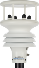 Compact Weather Sensor for Temperature, RH, Barometric Pressure, and Wind with Precipitation Connector and Compass