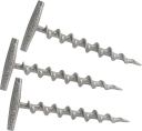 QST6 9 in. T-Handle Screw Anchor Kit (quantity of 3)
