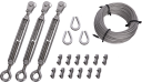 Stainless-Steel Universal Tower Guy Kit