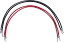 Red and Black Power Cables (12 AWG), 15 in. for Granite Chassis