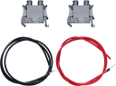 DIN Rail Terminal Kit with 2 Terminals and 2 Wires