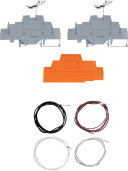 DIN Rail Terminal Kit with 2 Terminals and 4 Wires