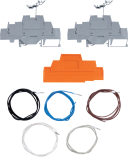 DIN Rail Terminal Kit with 2 Terminals and 5 Wires